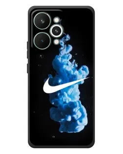 Чехол для Realme 15 Pro с картинкой «Nike и синий дым»