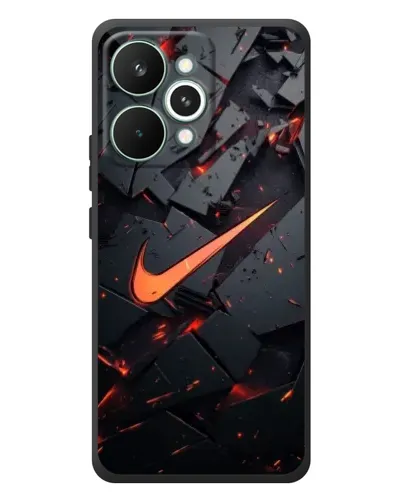 Чехол для Realme 15 Pro с картинкой «Nike — эффект разломов» Чехол для Realme 15 Pro с картинкой «Nike — эффект разломов»