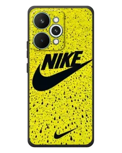 Чехол для Realme 15 Pro с картинкой «Желтый текстурный Nike»