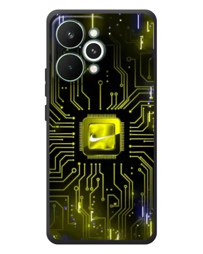 Чехол для Realme 15 Pro с картинкой «Nike — золотая искра» Чехол для Realme 15 Pro с картинкой «Nike — золотая искра»