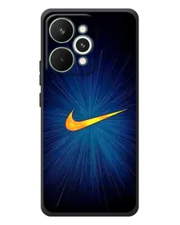 Чехол для Realme 15 Pro с картинкой «Синий пульс Nike»
