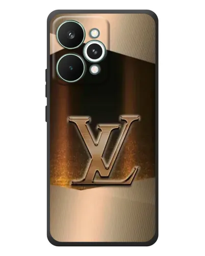 Чехол для Realme 15 Pro с картинкой «LV — золотое сияние»
