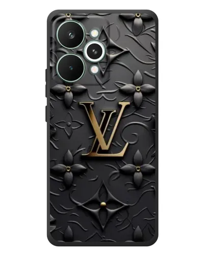 Чехол для Realme 15 Pro с картинкой «Кожаная текстура LV»