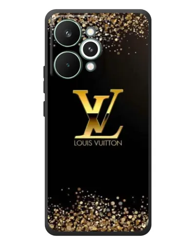 Чехол для Realme 15 Pro с картинкой «LV — золотые искры»