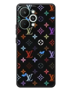 Чехол для Realme 15 Pro с картинкой «Цветная монограмма LV»