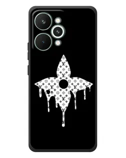 Чехол для Realme 15 Pro с картинкой «Цветочная монограмма»