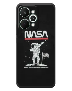 Чехол для Realme 15 Pro с картинкой «NASA — шагаем по Луне»