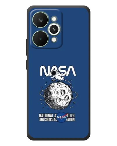 Чехол для Realme 15 Pro с картинкой «NASA — лунная миссия»