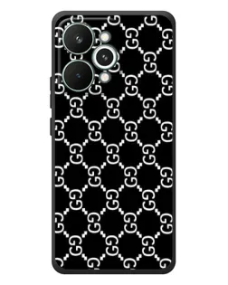 Чехол для Realme 15 Pro с картинкой «Gucci — сетчатый паттерн»