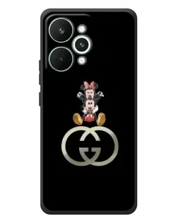 Чехол для Realme 15 Pro с картинкой «Минни Маус на лого»