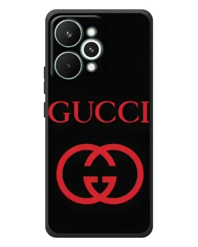 Чехол для Realme 15 Pro с картинкой «Gucci — красный логотип»