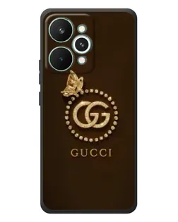 Чехол для Realme 15 Pro с картинкой «Gucci — золотая бабочка»