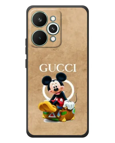 Чехол для Realme 15 Pro с картинкой «Микки Маус Gucci — крафт»