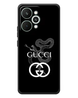 Чехол для Realme 15 Pro с картинкой «Gucci — серебряная змея»