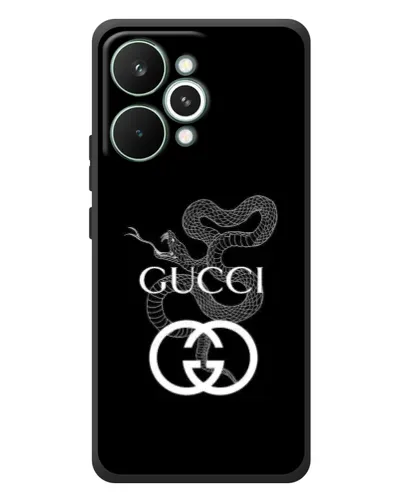 Чехол для Realme 15 Pro с картинкой «Gucci — серебряная змея»