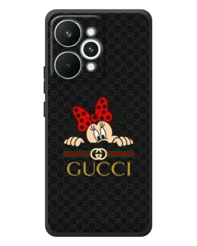 Чехол для Realme 15 Pro с картинкой «Минни Маус Gucci — черный»