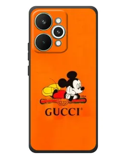 Чехол для Realme 15 Pro с картинкой «Микки Маус Gucci — оранж»