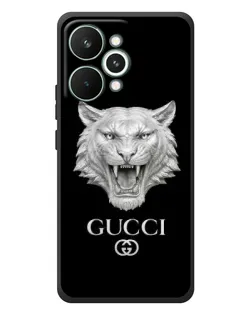 Чехол для Realme 15 Pro с картинкой «Gucci — серебряный лев»