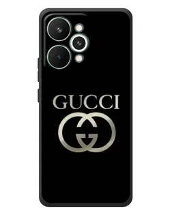 Чехол для Realme 15 Pro с картинкой «Gucci — золото на черном»