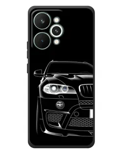 Чехол для Realme 15 Pro с картинкой «Темный силуэт BMW»