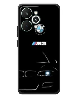 Чехол для Realme 15 Pro с картинкой «Минималистичный принт BMW M3»