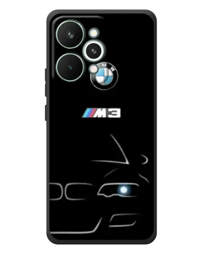 Чехол для Realme 15 Pro с картинкой «Минималистичный принт BMW M3» Чехол для Realme 15 Pro с картинкой «Минималистичный принт BMW M3»