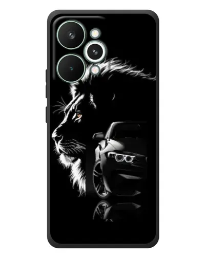 Чехол для Realme 15 Pro с картинкой «BMW и лев» Чехол для Realme 15 Pro с картинкой «BMW и лев»