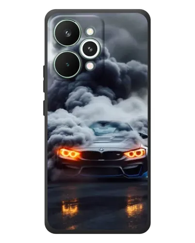 Чехол для Realme 15 Pro с картинкой «BMW в дыму» Чехол для Realme 15 Pro с картинкой «BMW в дыму»