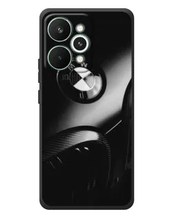 Чехол для Realme 15 Pro с картинкой «Эмблема BMW — макро»