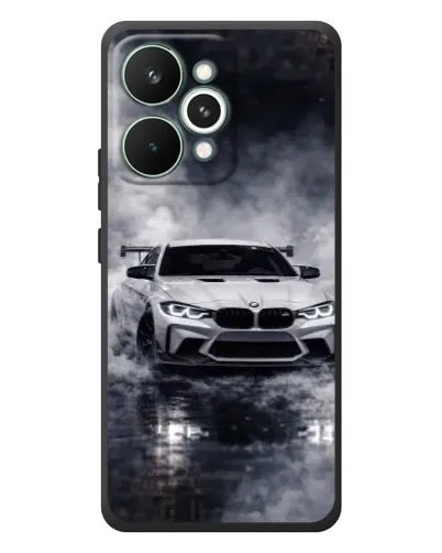 Чехол для Realme 15 Pro с картинкой «BMW сквозь туман» Чехол для Realme 15 Pro с картинкой «BMW сквозь туман»