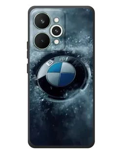 Чехол для Realme 15 Pro с картинкой «Логотип BMW — лед»
