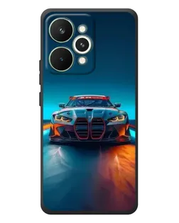 Чехол для Realme 15 Pro с картинкой «BMW — огни неона»