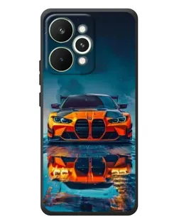 Чехол для Realme 15 Pro с картинкой «BMW — золотая эмблема»