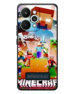 Чохол для Realme 15 Pro з картинкою «Minecraft герої гри»