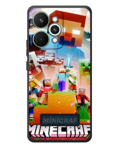 Чохол для Realme 15 Pro з картинкою «Minecraft герої гри»