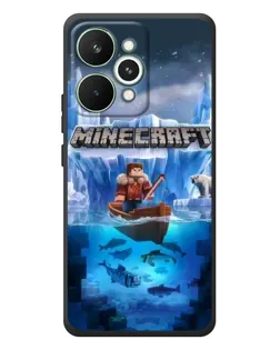 Чохол для Realme 15 Pro з картинкою «Minecraft льодянийсвіт»