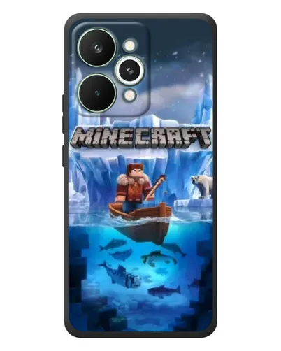 Чохол для Realme 15 Pro з картинкою «Minecraft льодянийсвіт»