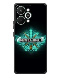 Чохол для Realme 15 Pro з картинкою «Minecraft Diamond лого»