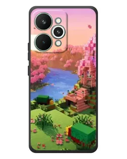 Чохол для Realme 15 Pro з картинкою «Рожеве дерево Minecraft»