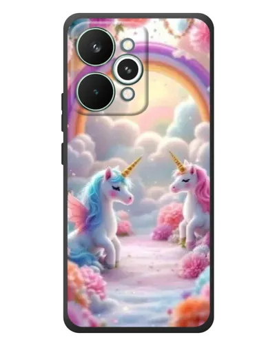Чехол для Realme 15 Pro с картинкой «Радуга и единороги» Чехол для Realme 15 Pro с картинкой «Радуга и единороги»