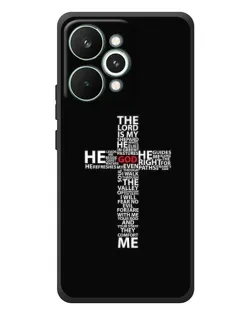 Чехол для Realme 15 Pro с картинкой «Текстовый крест» Чехол для Realme 15 Pro с картинкой «Текстовый крест»