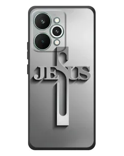 Чехол для Realme 15 Pro с картинкой «Металлический крест Jesus» Чехол для Realme 15 Pro с картинкой «Металлический крест Jesus»