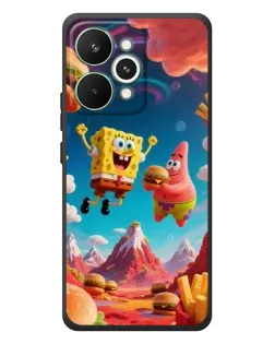 Чехол для Realme 15 Pro с картинкой «Космический фастфуд»