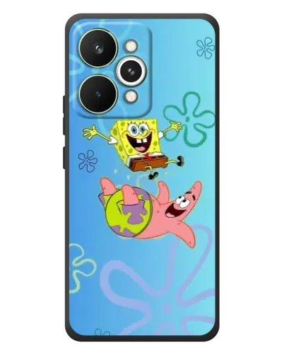 Чехол для Realme 15 Pro с картинкой «Спанч Боб и Патрик»