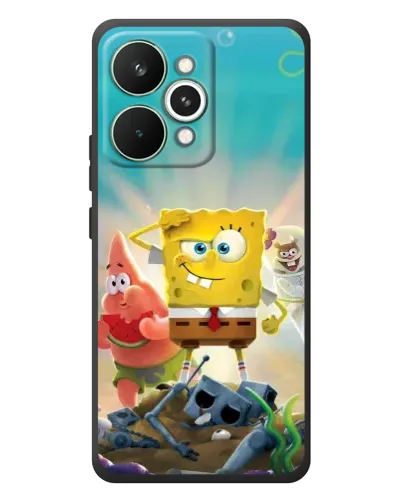 Чехол для Realme 15 Pro с картинкой «Спанч Боб победитель»