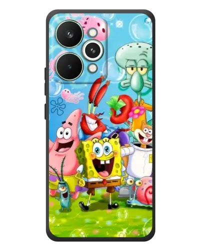 Чехол для Realme 15 Pro с картинкой «Губка Боб и друзья» Чехол для Realme 15 Pro с картинкой «Губка Боб и друзья»