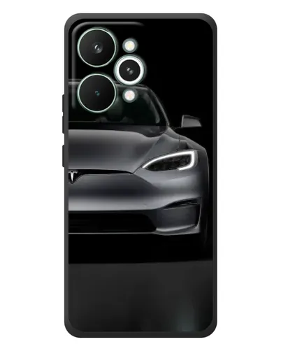 Чехол для Realme 15 Pro с картинкой «Tesla Model S Look» Чехол для Realme 15 Pro с картинкой «Tesla Model S Look»