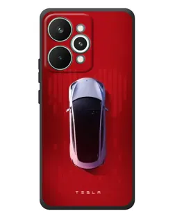 Чехол для Realme 15 Pro с картинкой «Tesla Top View»