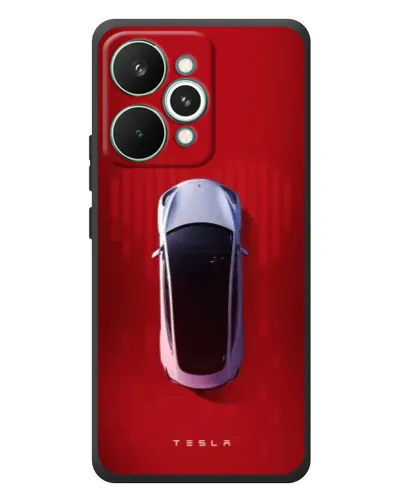 Чехол для Realme 15 Pro с картинкой «Tesla Top View» Чехол для Realme 15 Pro с картинкой «Tesla Top View»