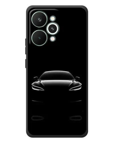 Чехол для Realme 15 Pro с картинкой «Силуэт Tesla Night» Чехол для Realme 15 Pro с картинкой «Силуэт Tesla Night»